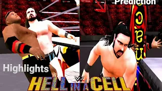 wwe 2k20 psp Bobby  lashley vs drew mcintyre hell in  a cell 2021 match prediction highlights