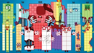 Numberblocks Band (10 Up to 100) But Normal Vs Phobia Vs Zombies (3 in 1)