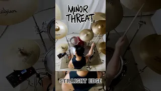 ❌ #minorthreat #straightedge #hardcore #punk #drums #drumcover #punkdrums