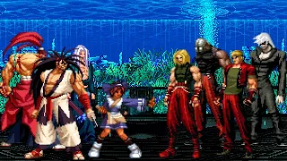 [KOF Mugen] Memorial | Samurai Shodwon Team vs Omega Power Team [ 4vs4 ]