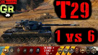 World of Tanks T29 Replay - 9 Kills 2.9K DMG(Patch 1.4.0)