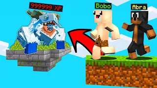 PRZEŻYŁEM 150 DNI z ABRĄ na JEDNYM BLOKU by ZROBIĆ TO... w Minecraft! 😱