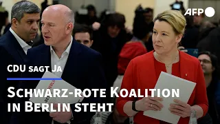 Koalition von CDU und SPD in Berlin steht | AFP