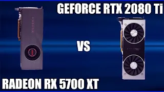 Видеокарта Radeon RX 5700 XT vs Geforce RTX 2080 Ti. Сравнение!