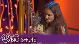 Little Big Shots | Daria Performs "Get Lucky" with a Harp