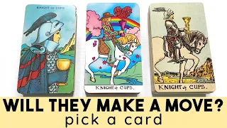 WILL THEY MAKE A MOVE?! 💕 (Pick A Card) Love Tarot Soulmate Twin Flame Reading