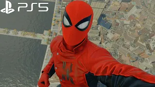 Spider-Man Remastered - Last Stand Suit Free Roam Gameplay (Performance RT Mode)