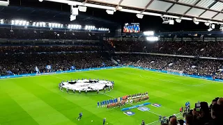 Chelsea FC vs AC Milan 3-0 Champions League Anthem Stamford Bridge