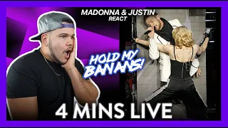 Madonna & Justin Timberlake Reaction 4MINS LIVE! (HOLY!!!) | Dereck Reacts