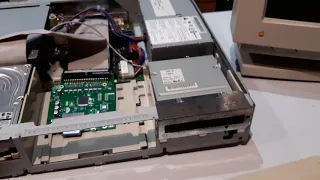 PowerMac 6100/66 with DOS compatibility card and SCSI2SD installation