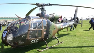 French Army Gazelle Helicopters - 'Gazelle 50' AAC Middle Wallop