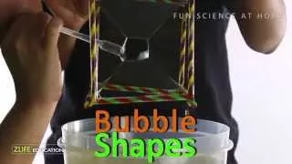 Soap Bubble Geometry Shapes : Science Experiment for Kids to do at home