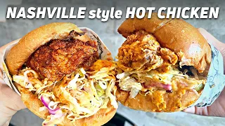 HOT CHICKEN - NASHVILLE style HOT Chicken Sandwich with a KOREAN Twist! | Koreatown Los Angeles