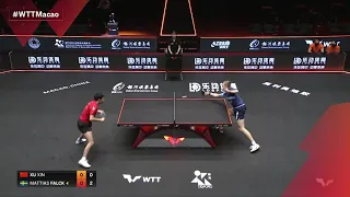 WTT MACAO 2020 l Xu Xin vs Mattias Falck l highlights l Сю Синь v Маттиас Фальк