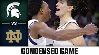 Michigan State vs. Notre Dame Condensed Game | 2022-23 ACC Men’s Basketball