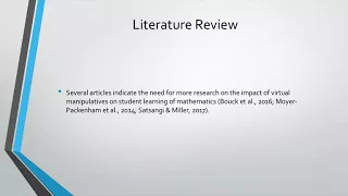 Oral Presentation   Research Proposal