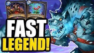 This Carried Me To LEGEND FAST! | Hearthstone