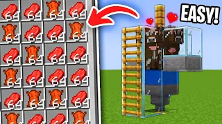 Easiest Cow Farm (Unlimited Beef, Leather & XP!)