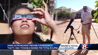 For Maine researchers, the total solar eclipse presents a unique opportunity