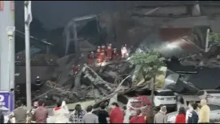 43 Rescued after Hotel Collapse in East China