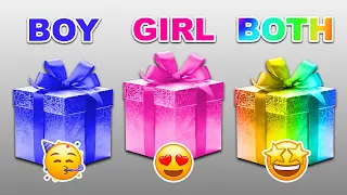 Choose Your Gift! 🎁 Boy or Girl or Both Are You a Lucky Person or Not 😱