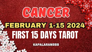 EXCITED KA? MAY MAKAKAUSAP KA NGAYON! ♋️ CANCER FEBRUARY 1-15, 2024 15 DAYS Money/Love #KAPALARAN888