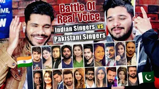 Real Voice without Autotune Pakistani Singer's vs Indian Singers Battle Of Voice