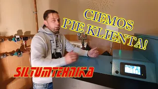 SILTUMTEHNIKA ciemos pie klienta | Pel-Tec | Augstas efektīvitātes granulu apkures katls