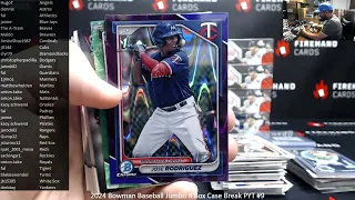 5/17/2024 2024 Bowman Baseball Jumbo 8 Box Case Break PYT #9