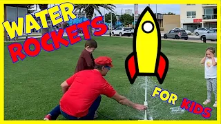 Making A Water Rocket with Matty Crayon | Water Rocket science For Kids