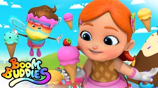 Ice Cream Song | Food Song | Nursery Rhymes and Kids Songs with Boom Buddies