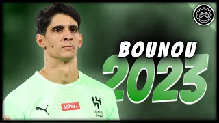 Yassine Bounou 2023 ● The Moroccan lion ● Crazy Saves | HD