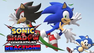 Sonic X Shadow Generations Looks GODLIKE  |  REACTION!