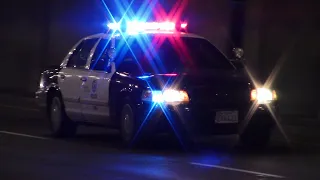 LAPD Crown Vic Responding Code 3