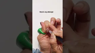 Acrylic pen nail art hack