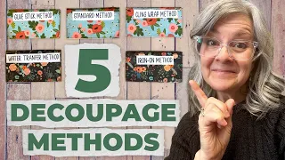 Master Decoupage with 5 Wrinkle-Free Methods: Beginner Tutorial