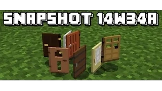 Minecraft 1.8 Snapshot : 14w34 Nouvelle texture et BUG FIX