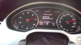 Audi A8 D4 4.2 FSI 0-220 km/h