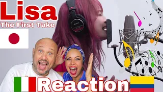 LiSA 🇯🇵 - homura /THE FIRST TAKE- First Time | ♬ Reaction and Analysis 🇮🇹Italian And Colombian🇨🇴