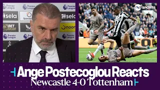 "IT'S ABOUT HOW YOU REACT" | Van de Ven struggles vs Newcastle | Ange Postecoglou | Premier League