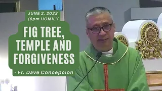 FIG TREE, TEMPLE AND FORGIVENESS - Homily by Fr. dave Concepcion on June 2, 2023 (6pm)