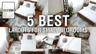 5 Best Layouts For Small Bedrooms (13.5 sqm.) | MF Home TV