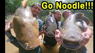 Noodling Catfish in Oklahoma with Adrenaline Rush Adventures!!! #fishing #travel #tourism