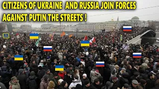 Unusual Unity in Luhansk: Ukrainian and Russian Citizens Joined Forces Against Putin on the Streets!