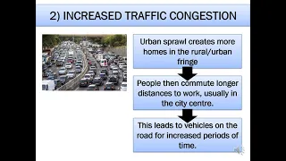 Geography - Impacts of urban sprawl