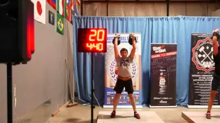 2015-12-13 33reps 2x24kg Q Kettlebell IKSFA/AKA 2015 Holiday Kettlebell Sport Championship