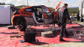 Monday Test | WRC Vodafone Rally de Portugal 2024 | Service Park Moments & Some Action | SS-Fafe