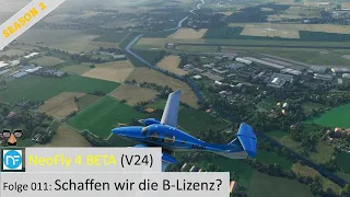 Schaffen wir die B-Lizenz??; NeoFly 4 BETA 24; Flug011