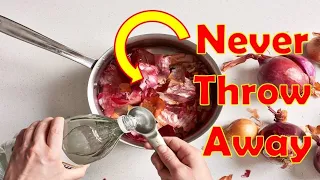 After Watching  this, you'll never throw out onion skin again