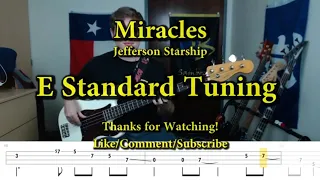 Miracles - Jefferson Starship (Bass Cover with Tabs)